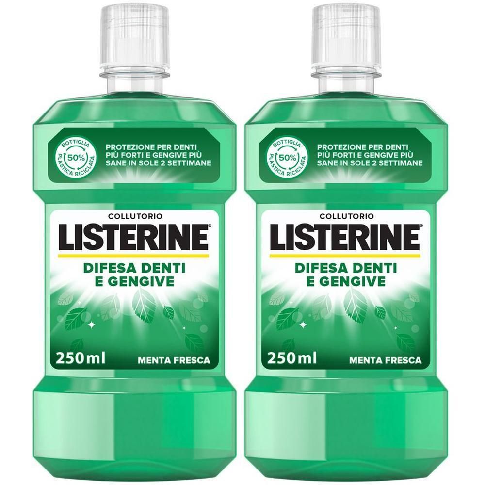 Listerin Difesa Denti e Gengive Collutorio al gusto di Menta per gengive infiammate