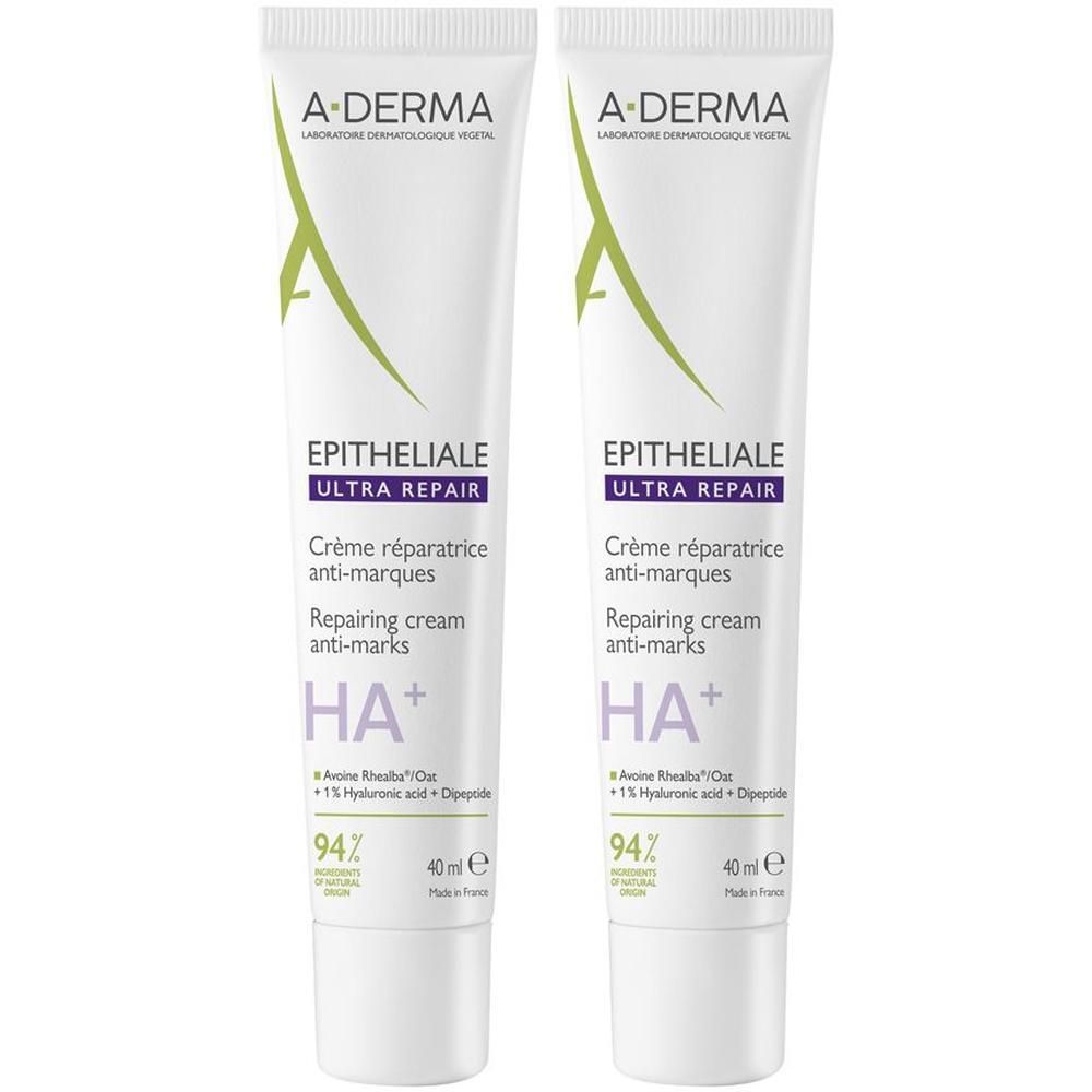 A-Derma Epitheliale Ultra Repair Crema Ristrutturante Anti-Segni con Acido Ialuronico 40ml