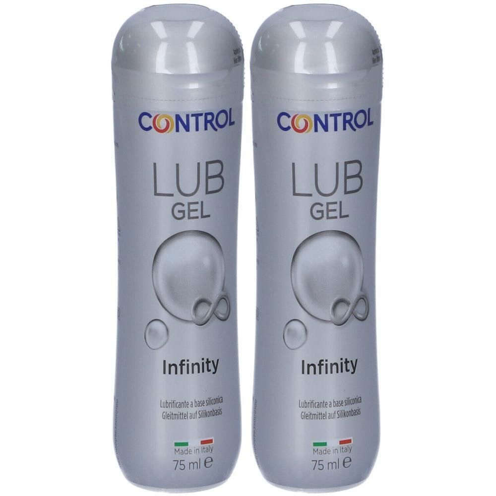Due flaconi di Control Lub Gel Infinity, 75 ml.