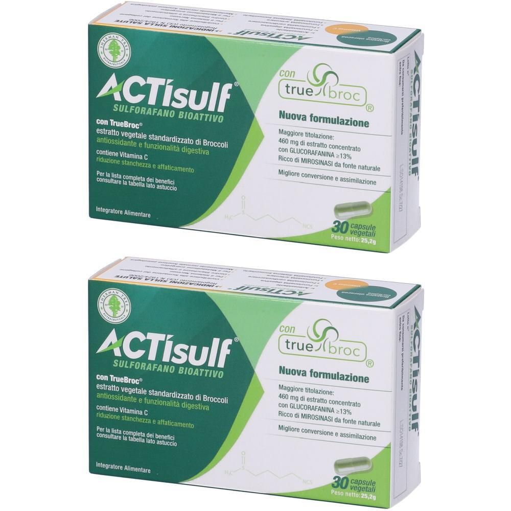 Actisulf Sulforafano 30 Capsule Vegetali