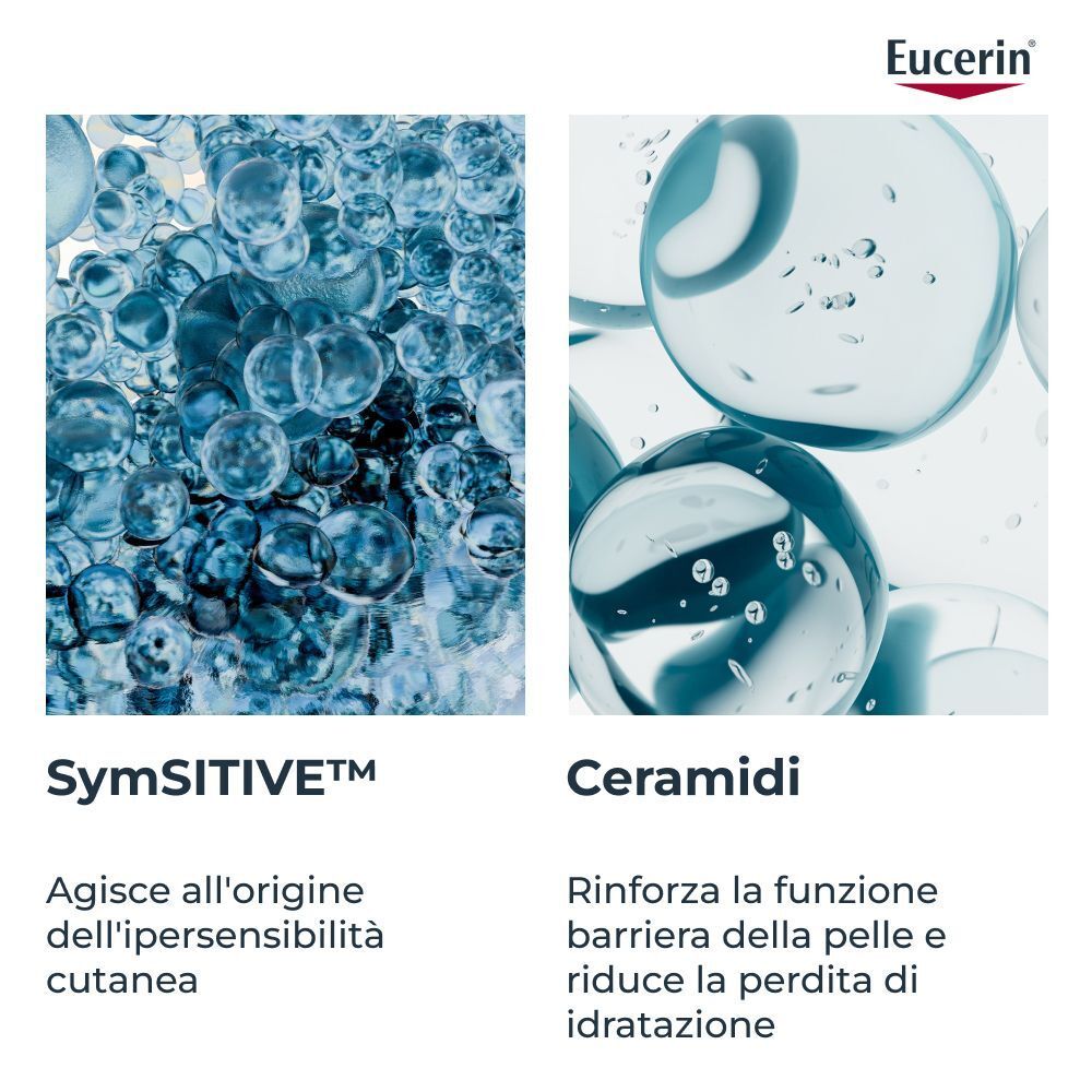 SymSITIVE e Ceramidi: ingredienti che rafforzano la barriera cutanea.