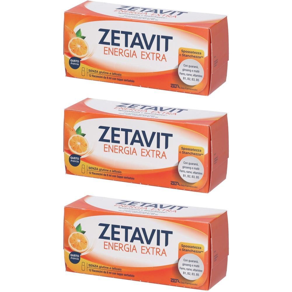 Zetavit Energia Extra Flaconcini 3x96 ml