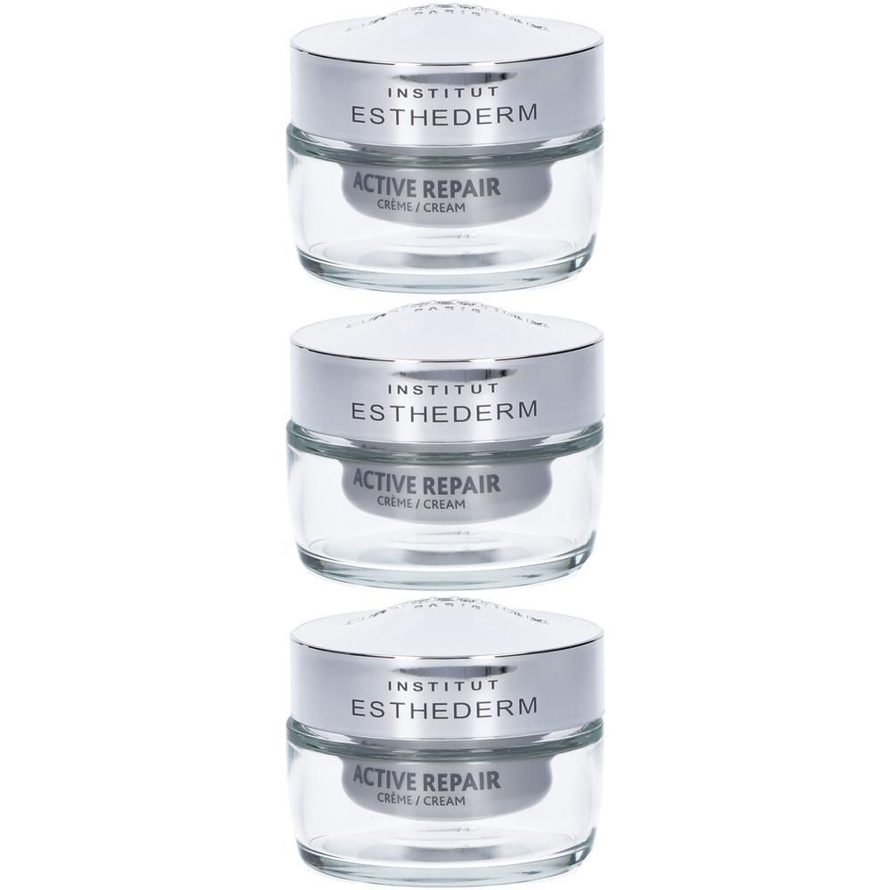 Tre vasetti Institut Esthederm "Active Repair Crema".