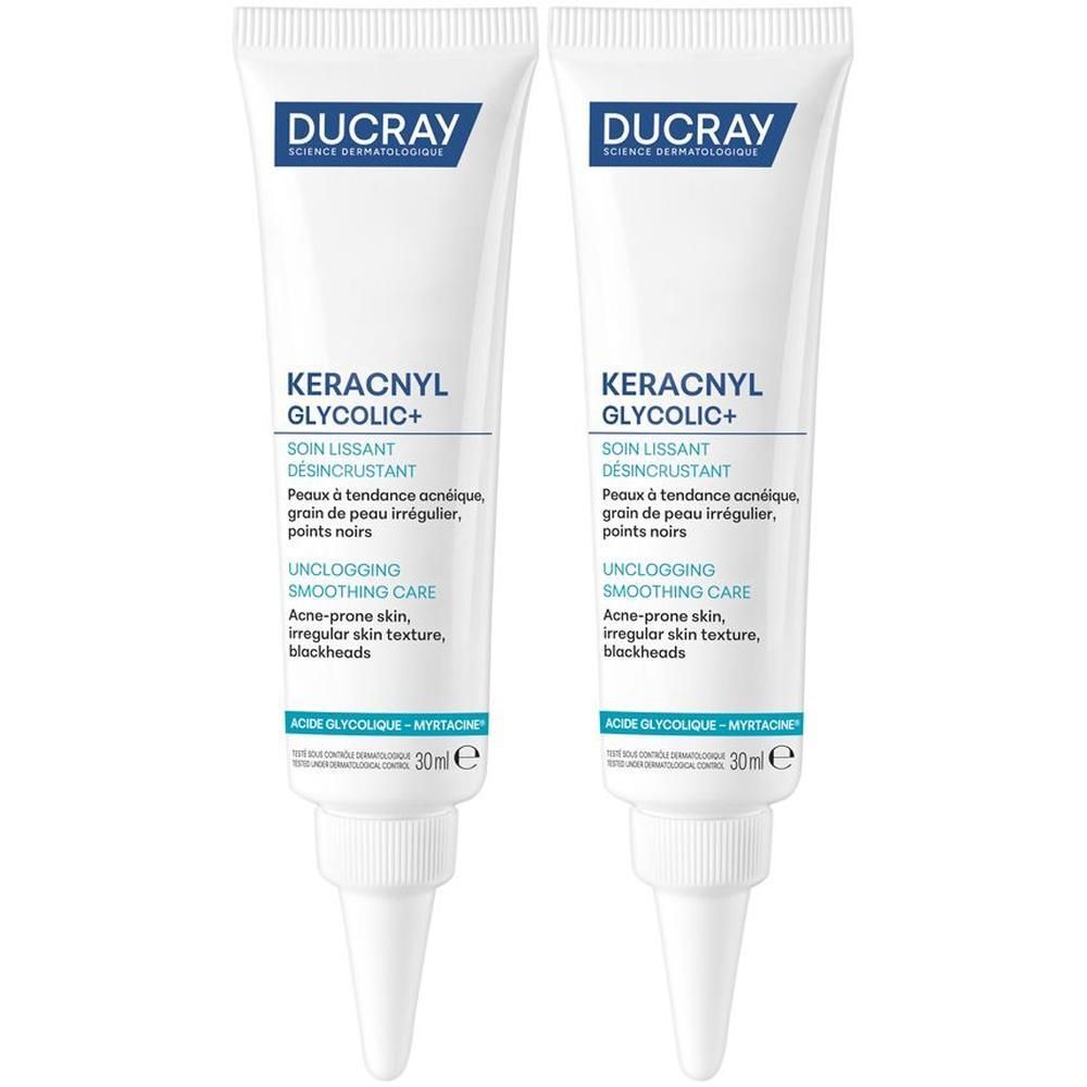Ducray Keracnyl Glycolic+ trattamento purificante levigante 30 ml