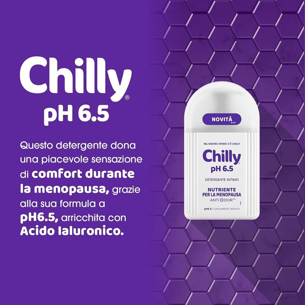 Chilly Detergente Intimo pH 6.5 Menopausa-  300 ml