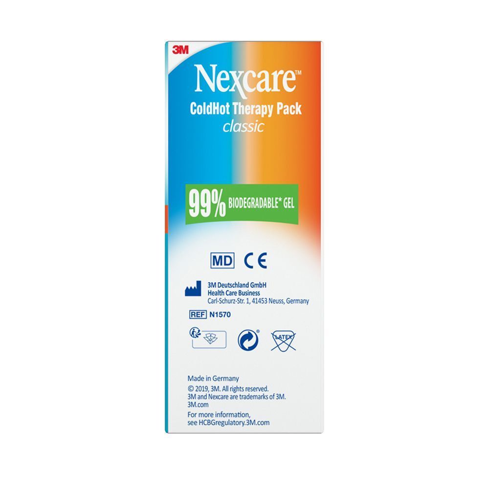 Nexcare ColdHot Therapy Pack Classic, dispositivo medico certificato CE.