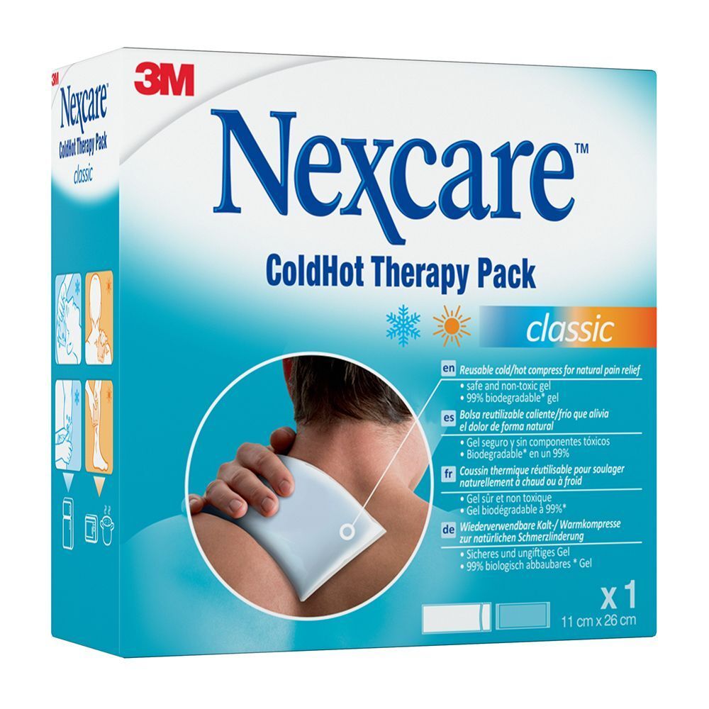 Nexcare ColdHot Therapy Pack Classic, compressa riutilizzabile per il sollievo dal dolore.