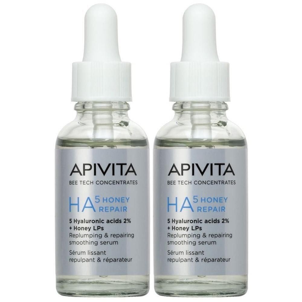 Apivita Bee Tech HA5 HONEY REPAIR Siero Viso Levigante Rimpolpante con acido ialuronico