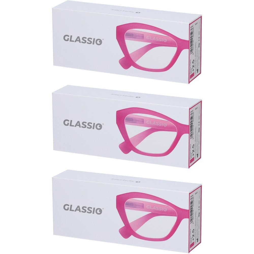 Occhiali da Lettura Glassio Santa Clara Colore Rosa Gradazione +2,5