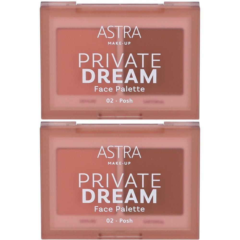 Astra Make-Up Private Dream Face Palette Blush + Bronzer Tonalità 02 Posh