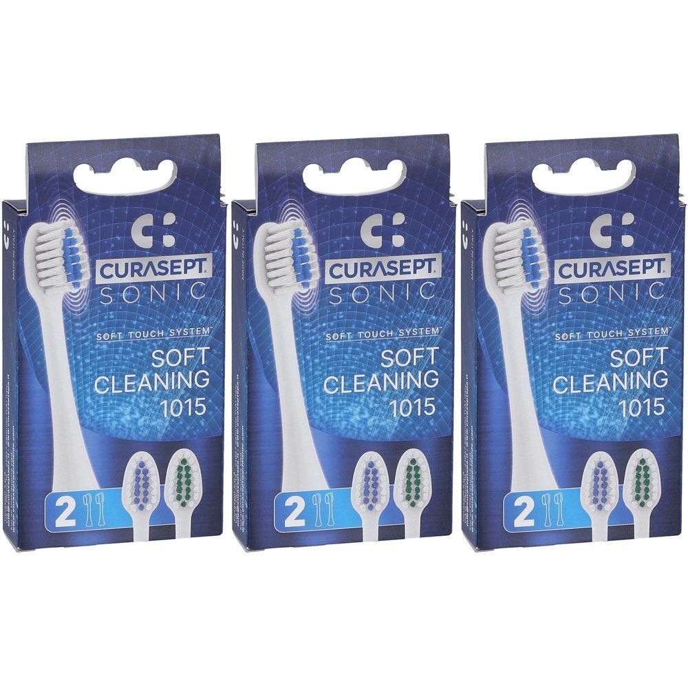 Curasept Testine Ricambio Spazzolino Sonic Soft Clean 1015