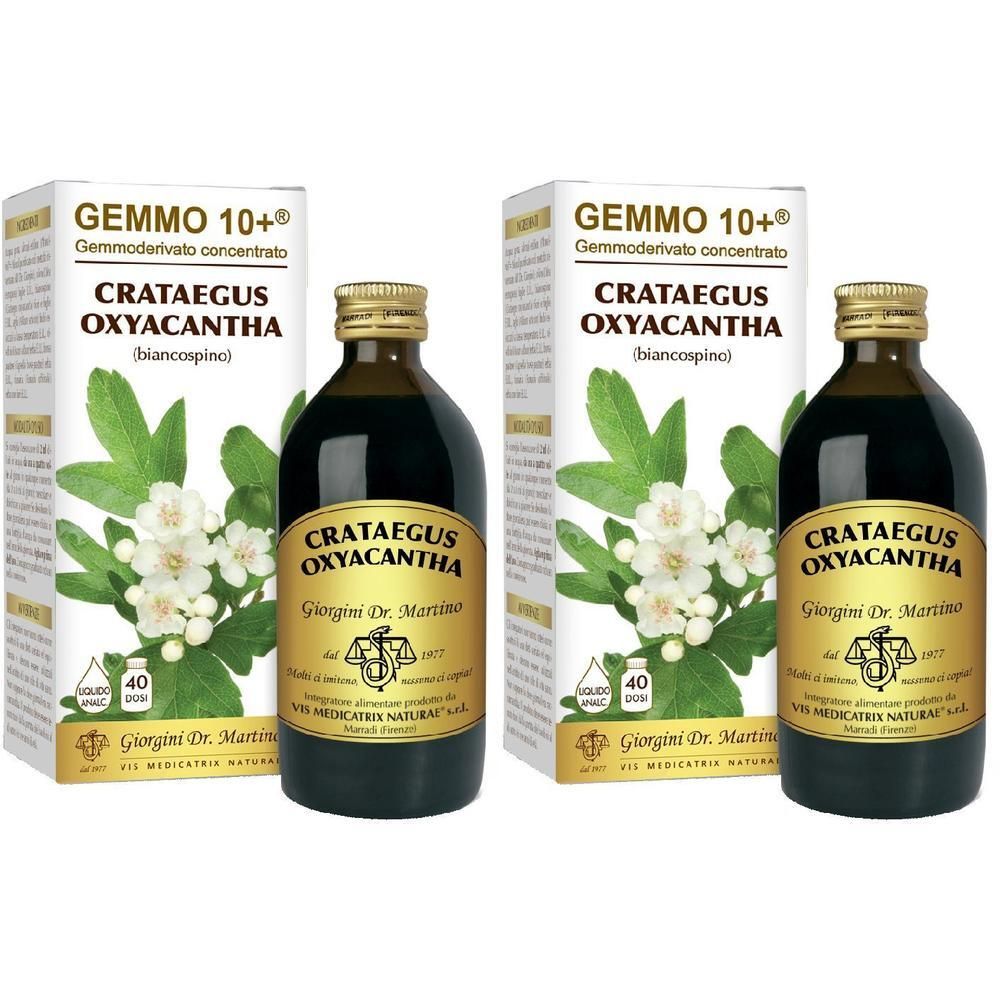Gemmo 10+ Biancospino Liquido Analcolico 200 Ml