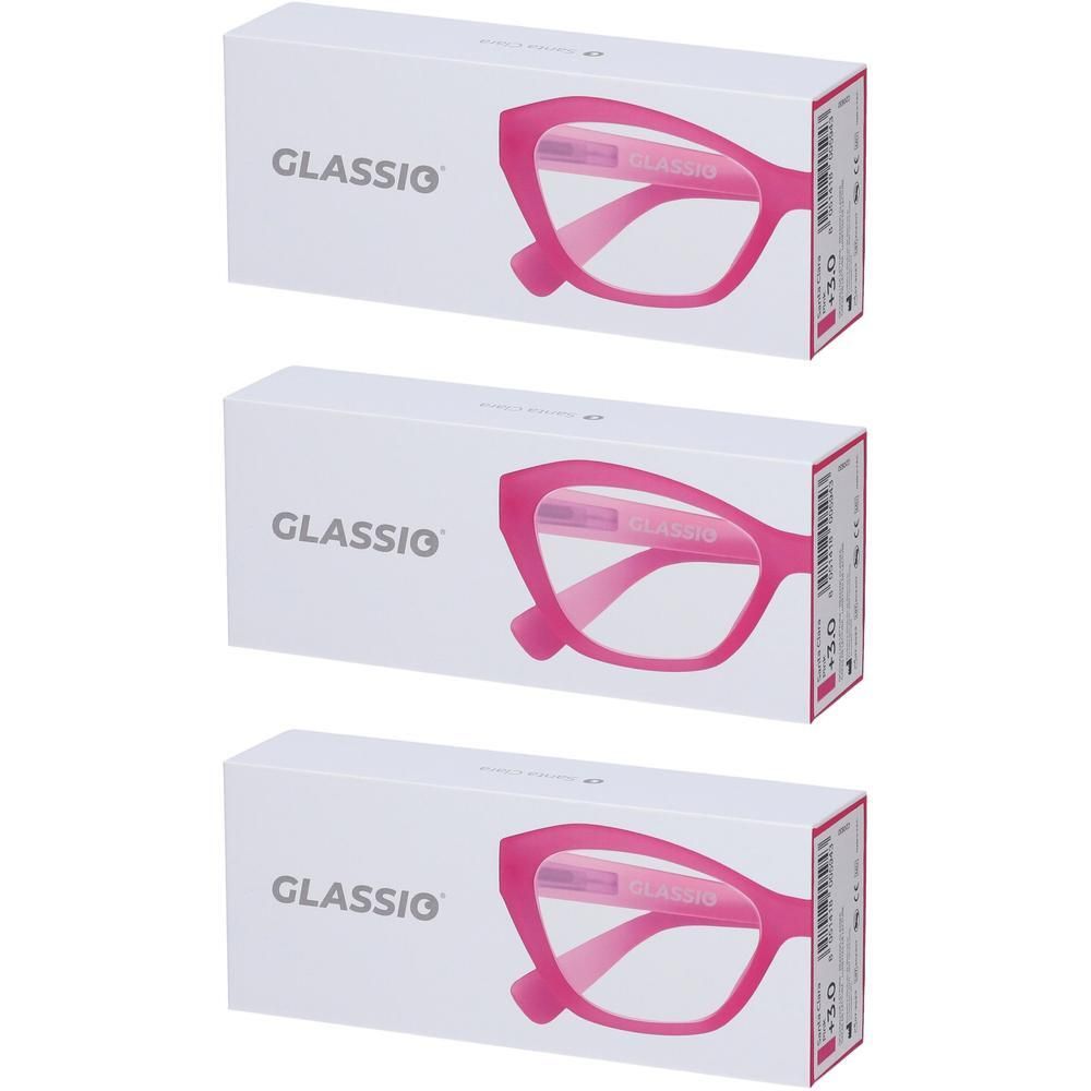 Occhiali da Lettura Glassio Santa Clara Colore Rosa Gradazione +3,0