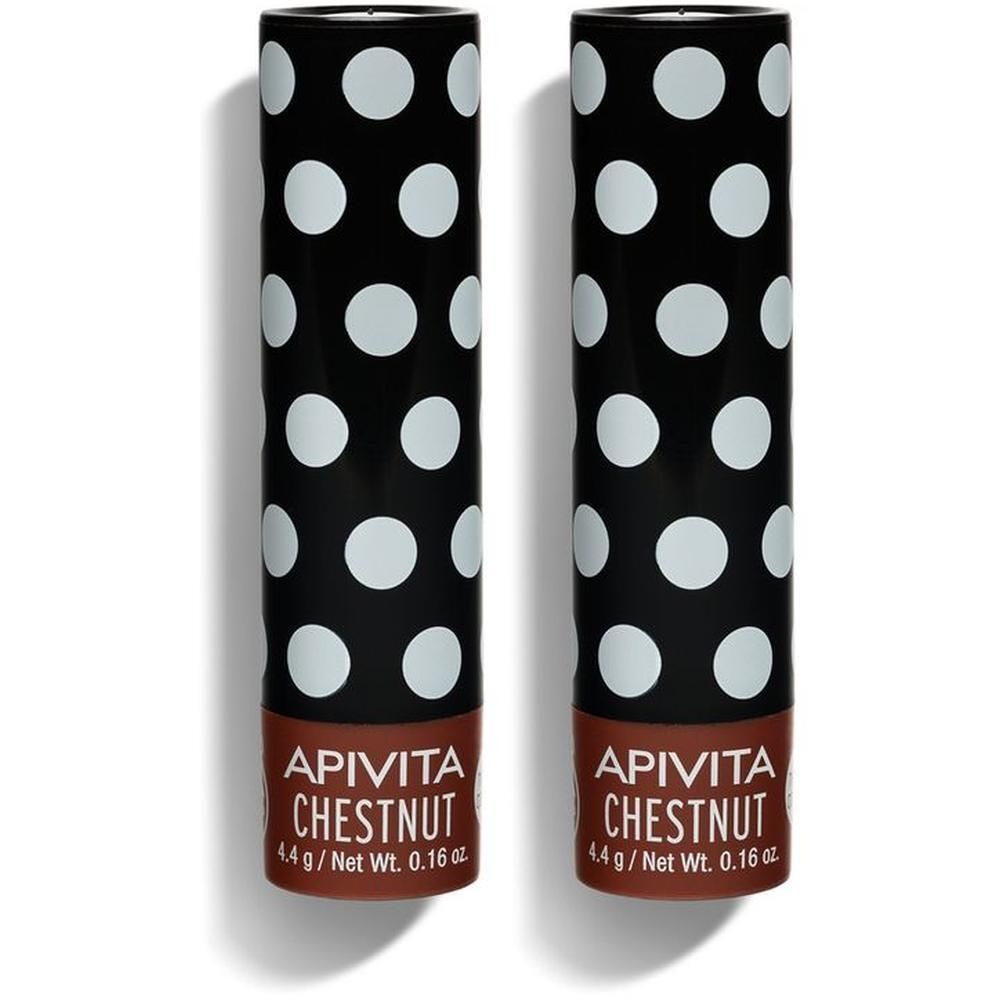 Apivita Balsamo Labbra Colorato alla Castagna - Colorazione Cioccolato