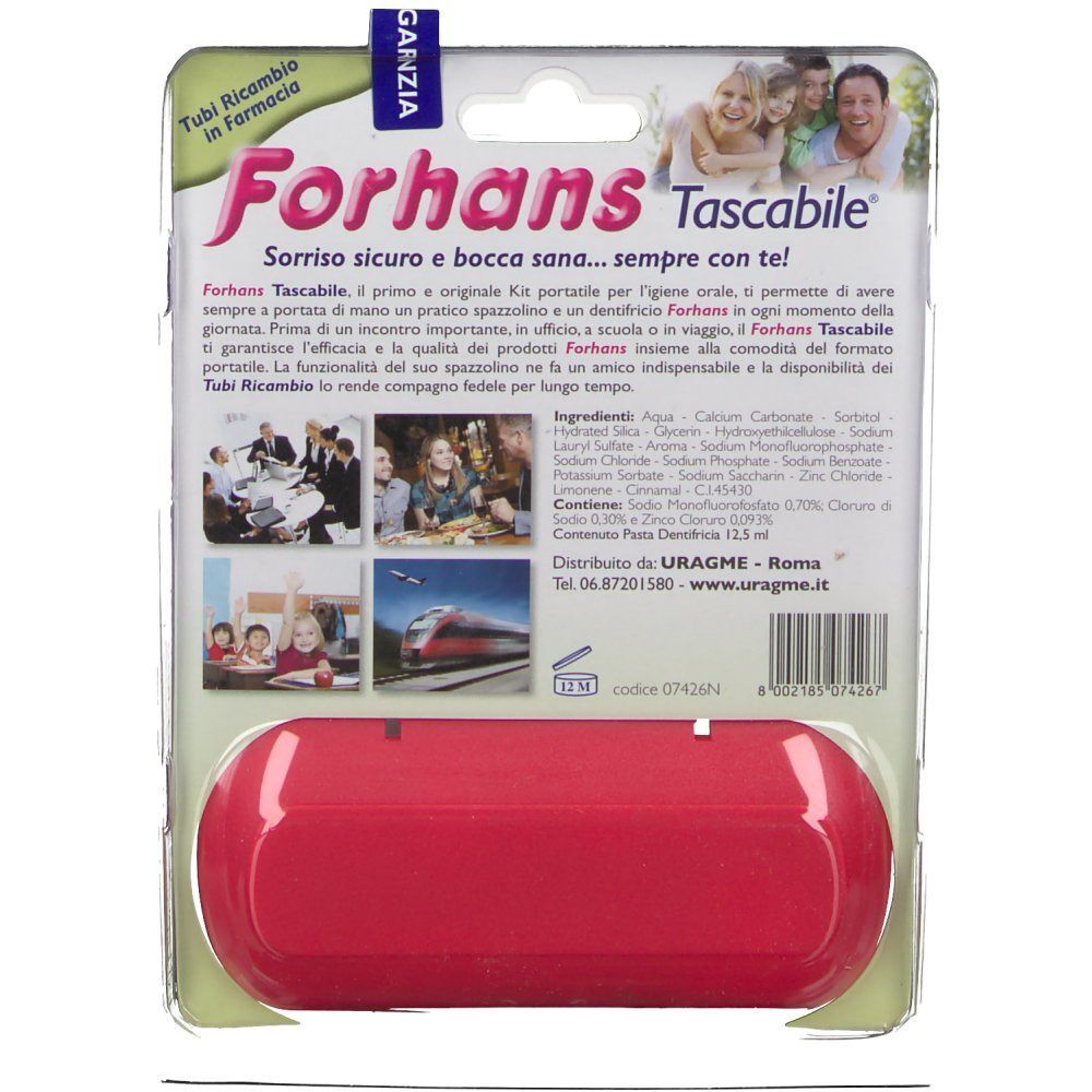 Forhans Tascabile® Set Spazzolino + Dentifricio