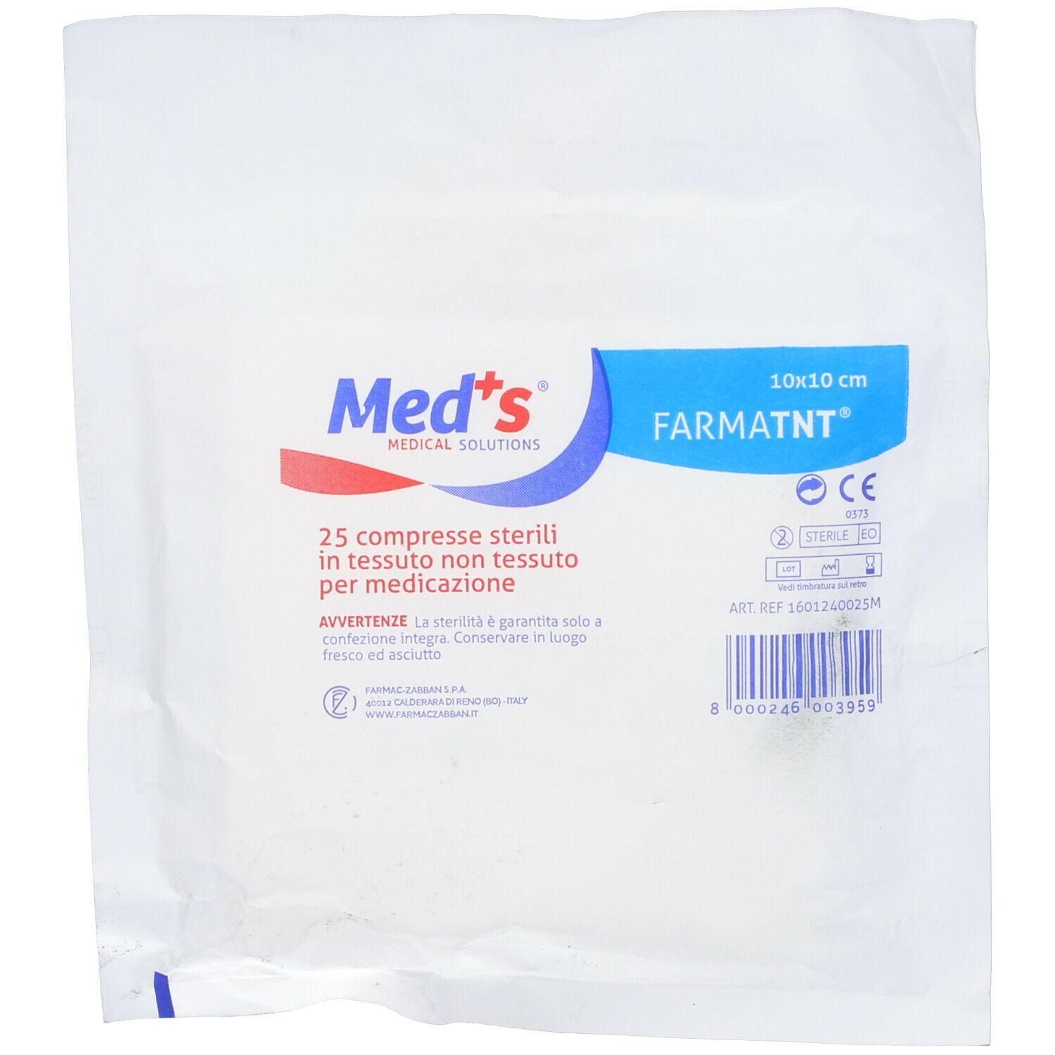 Med+s FarmaTNT Compresse Sterili 10X10Cm 25Pz