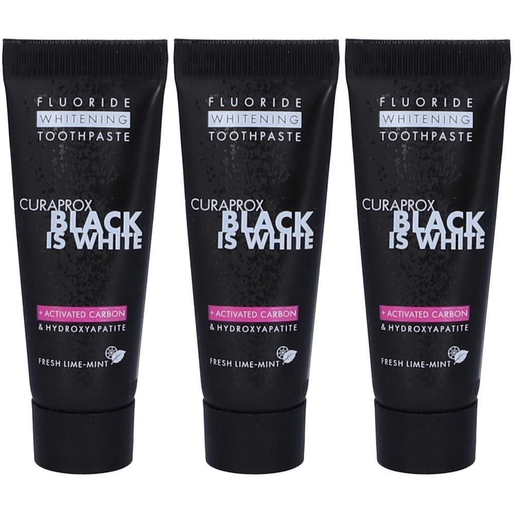 Curaprox Black Is White Dentifricio Travel Size