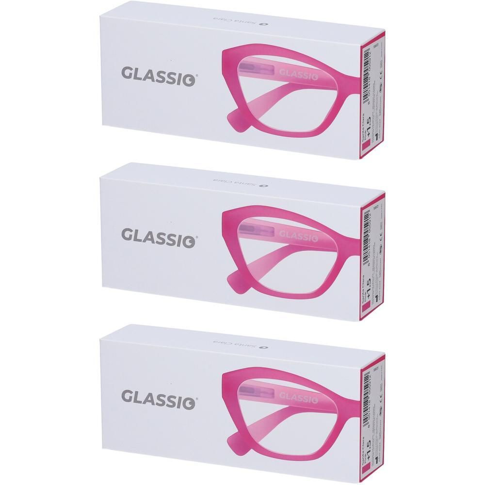 Occhiali da Lettura Glassio Santa Clara Colore Rosa Gradazione +1,5