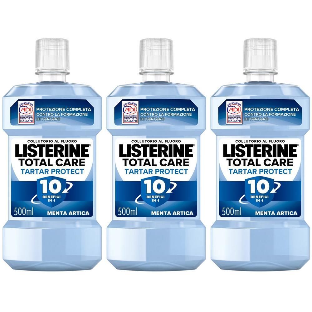 Listerin Total Care Tartar Protect al gusto di Menta Artica con 6 benefici in 1