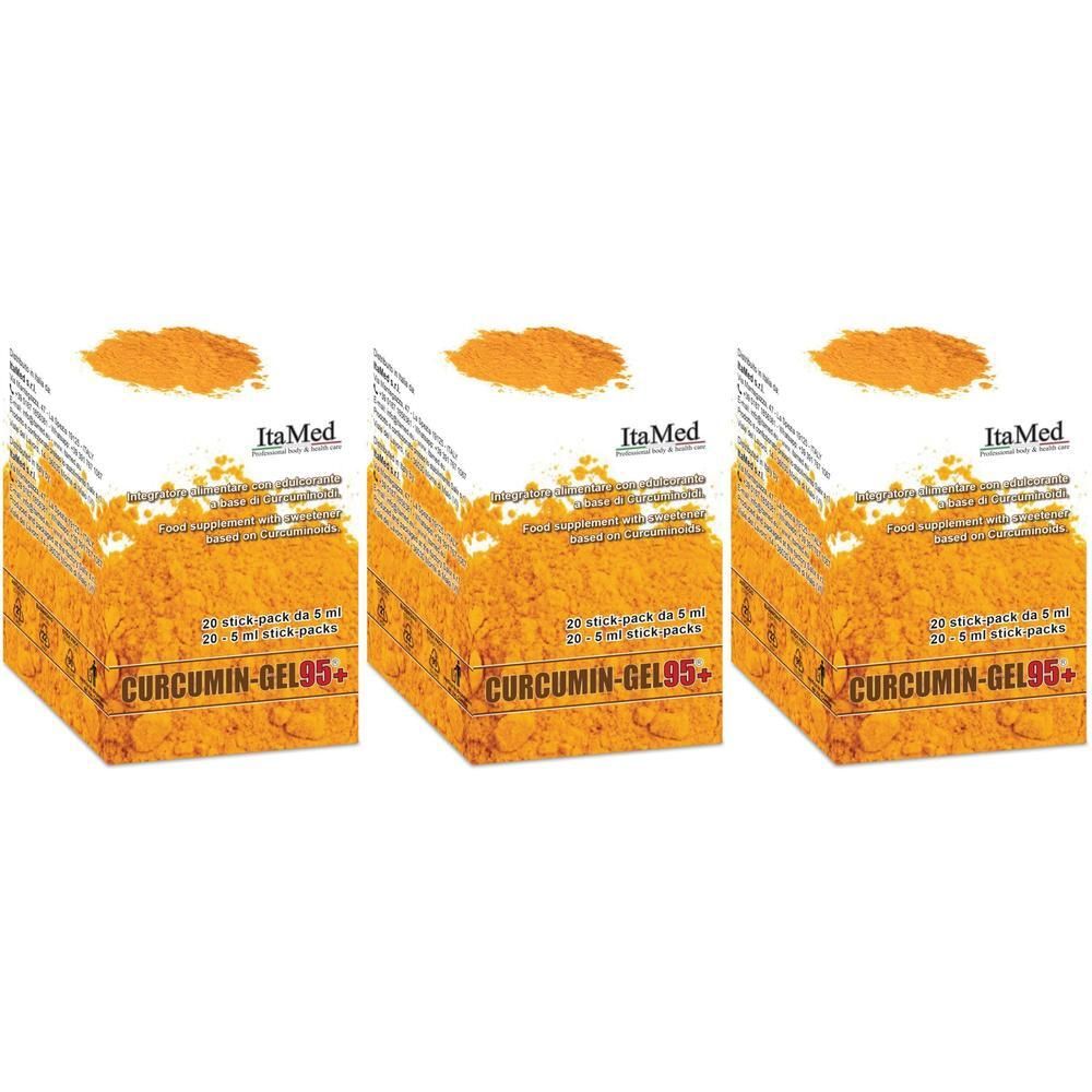 ItaMed Curcumin Gel Stick Pack Monodose Gusto Lampone