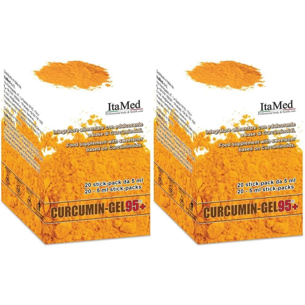 ItaMed Curcumin Gel Stick Pack Monodose Gusto Lampone