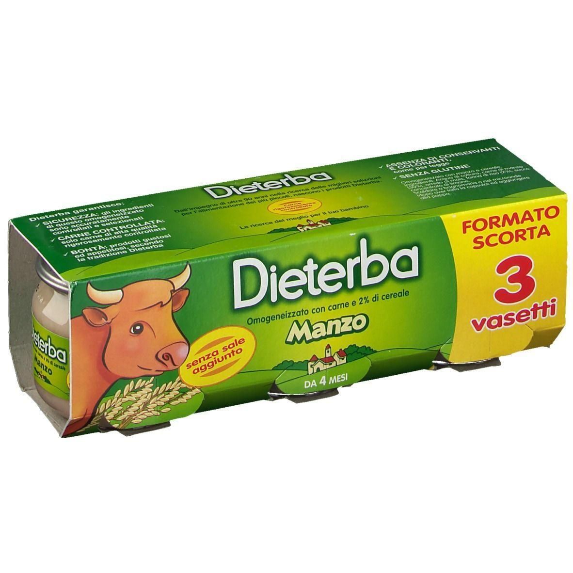Dieterba Omogeneizzato Manzo