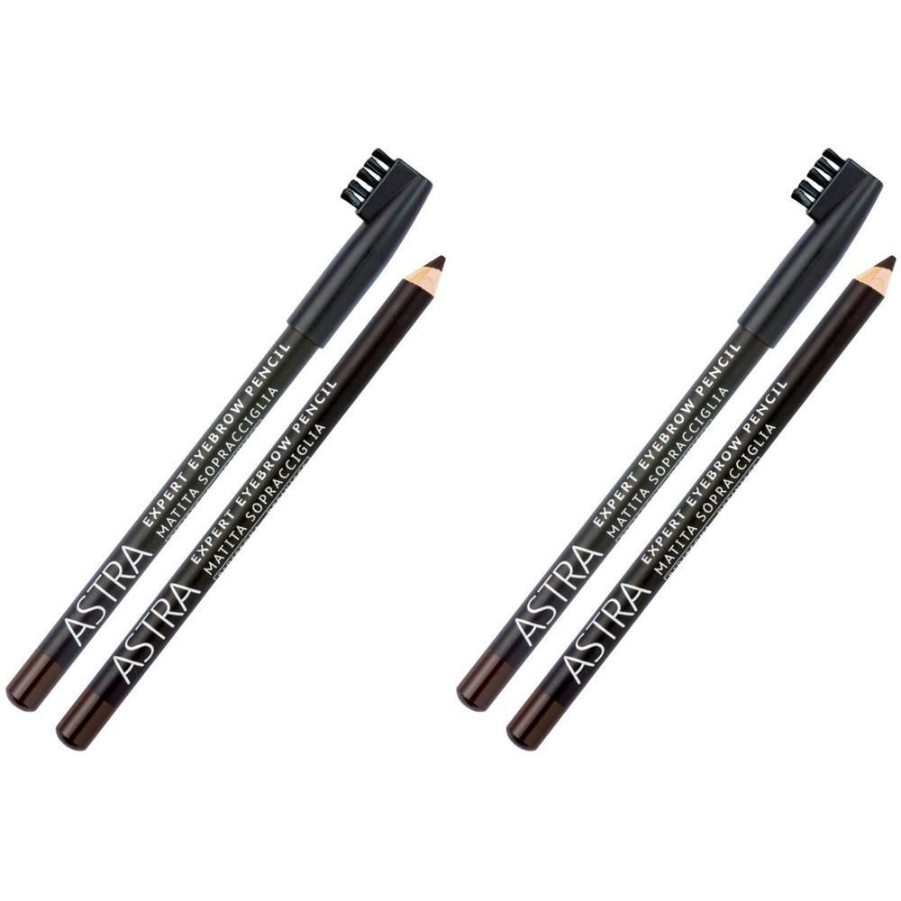 ASTRA Make-UP Expert Eyebrow Pencil - Matita Sopracciglia Pettinino Modellante Tonalità Eb1