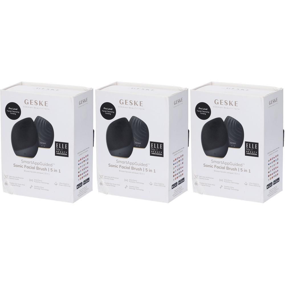 GESKE Sonic Facial Brush | 5 In 1 Grigio