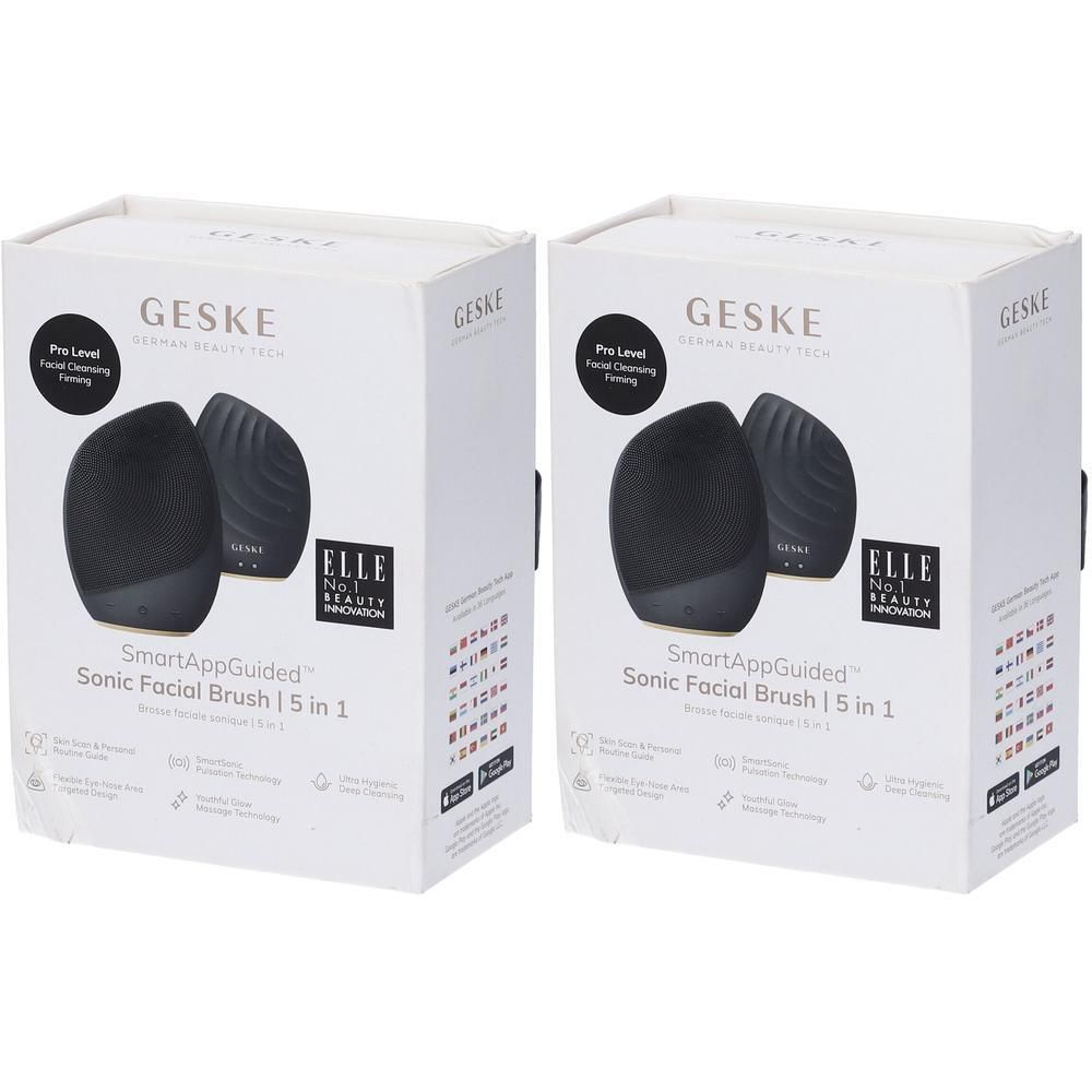GESKE Sonic Facial Brush | 5 In 1 Grigio