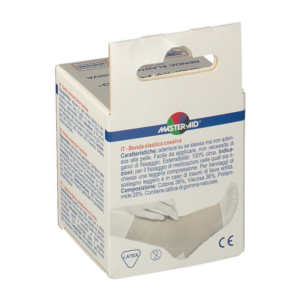 MasterAid® Dermagrip® Benda Elastica 6 cm x 4 m