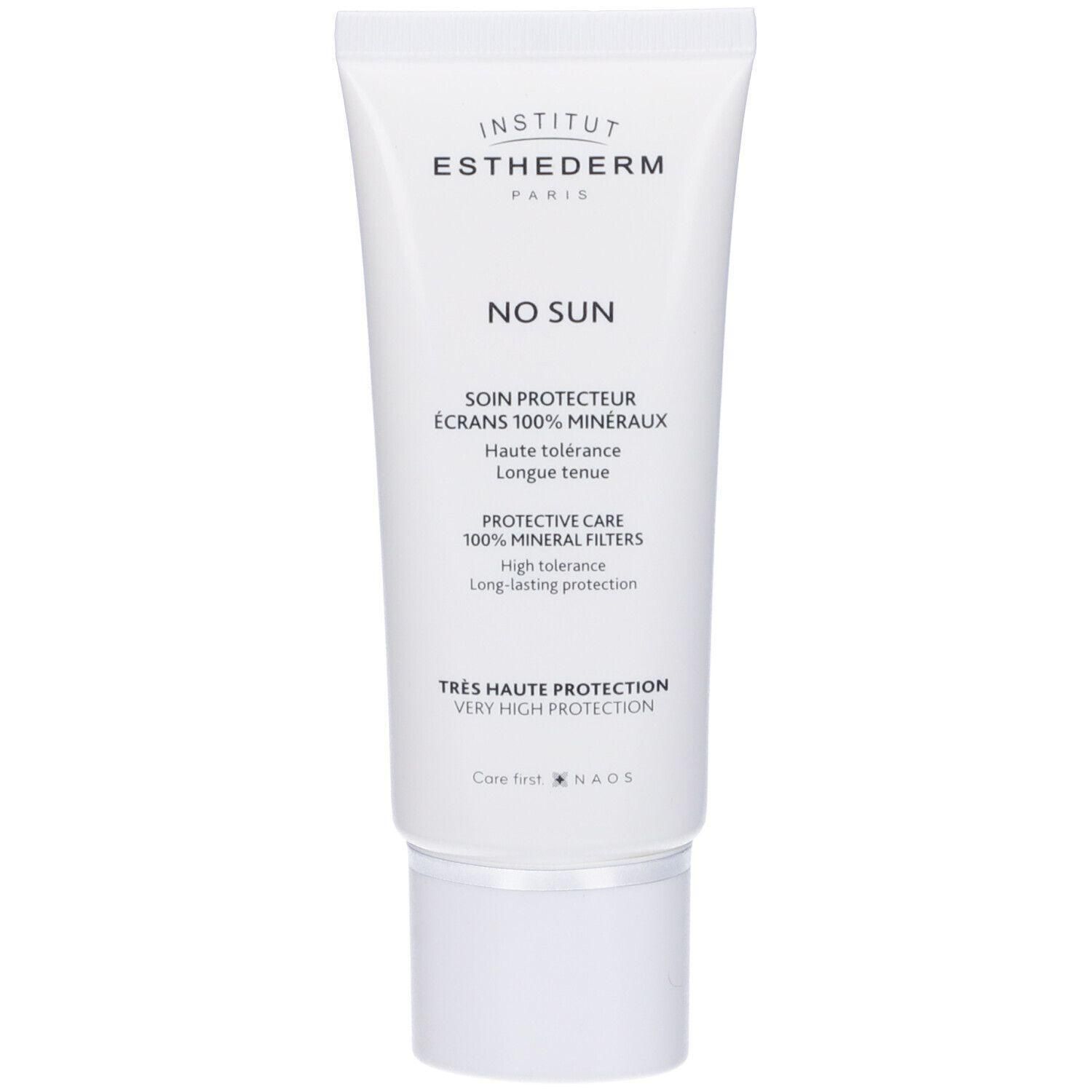 Institut Esthederm No Sun Crema protettiva con filtri 100% minerali, altissima protezione.