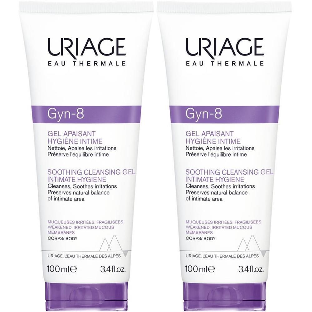 URIAGE GYN 8 Gel detergente lenitivo antibatterico intimo, irritazioni, prurito, bruciore