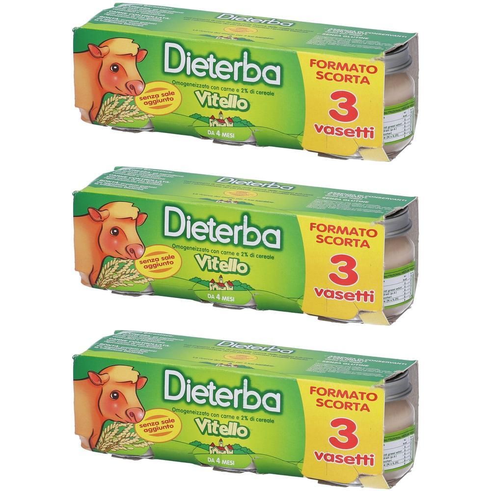 Dieterba Omogeneizzato Vitello 4 mesi