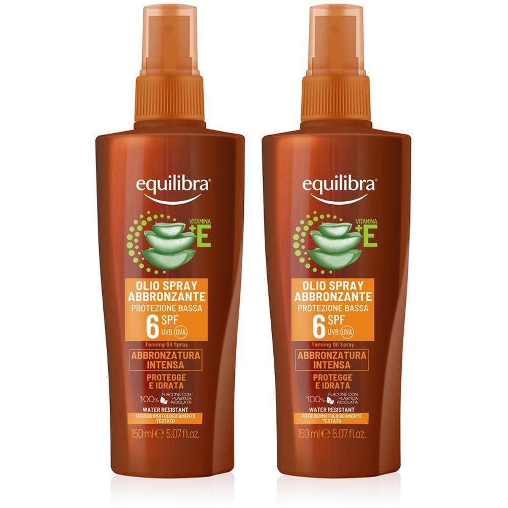 Equilibra Olio Spray Abbronzante SPF6
