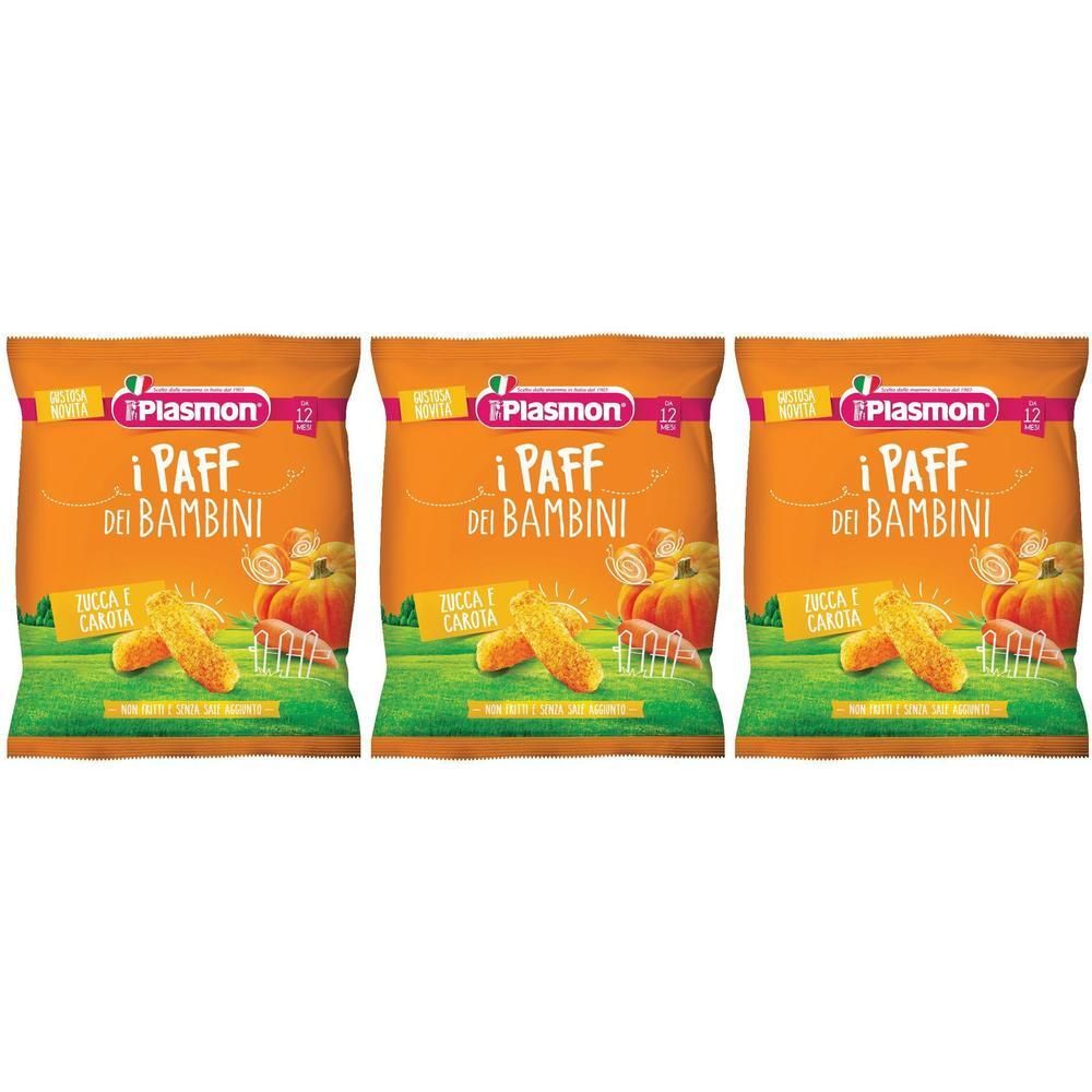 Plasmon Dry Snack Paff Zucca Carote 15 G