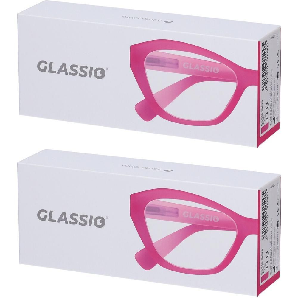 Occhiali da Lettura Glassio Santa Clara Colore Rosa Gradazione +1,0