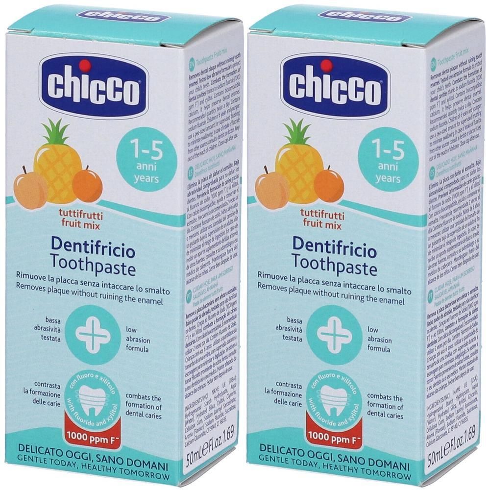 Chicco® DentifricioTuttifrutti con Fluoro