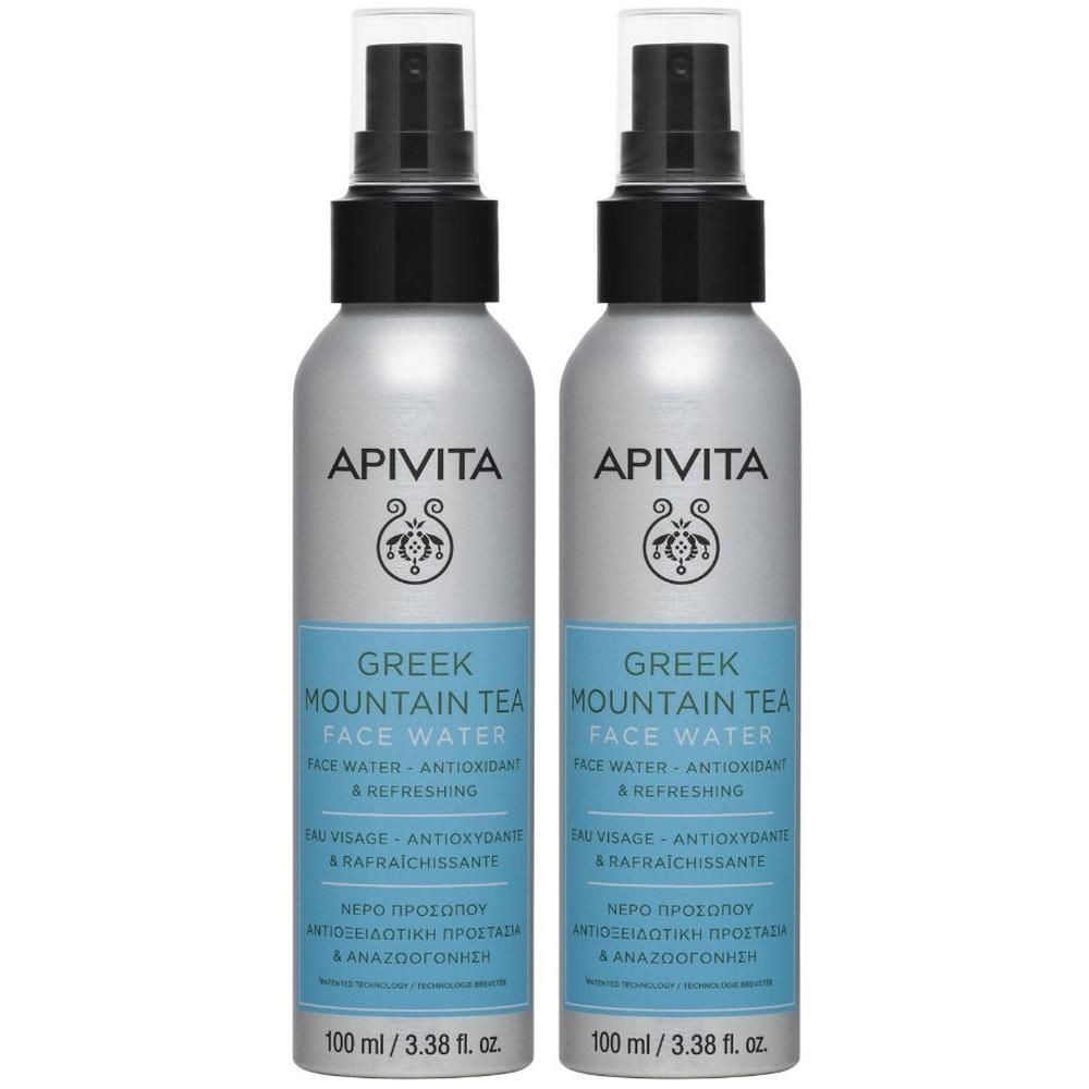 Apivita Tonico viso al Tè Greco Di Montagna e Aloe Idrata, Lenisce, pelle sensibile, no alcool