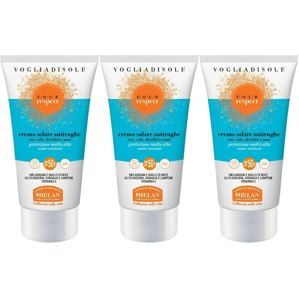 Helan VOGLIADISOLE RESPECT Crema solare antirughe SPF50+
