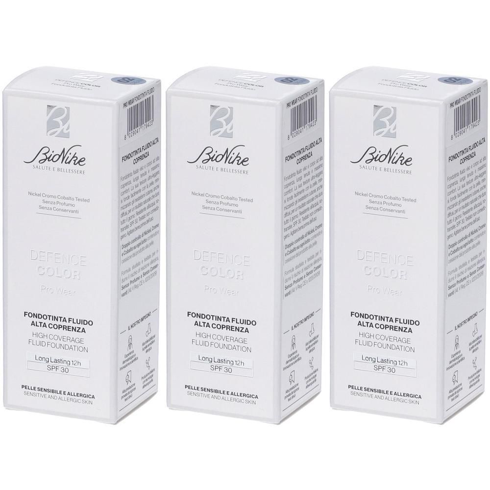 Bionike Defence Color Pro Wear Fondotinta Fluido Alta Coprenza Tono N2 Cream