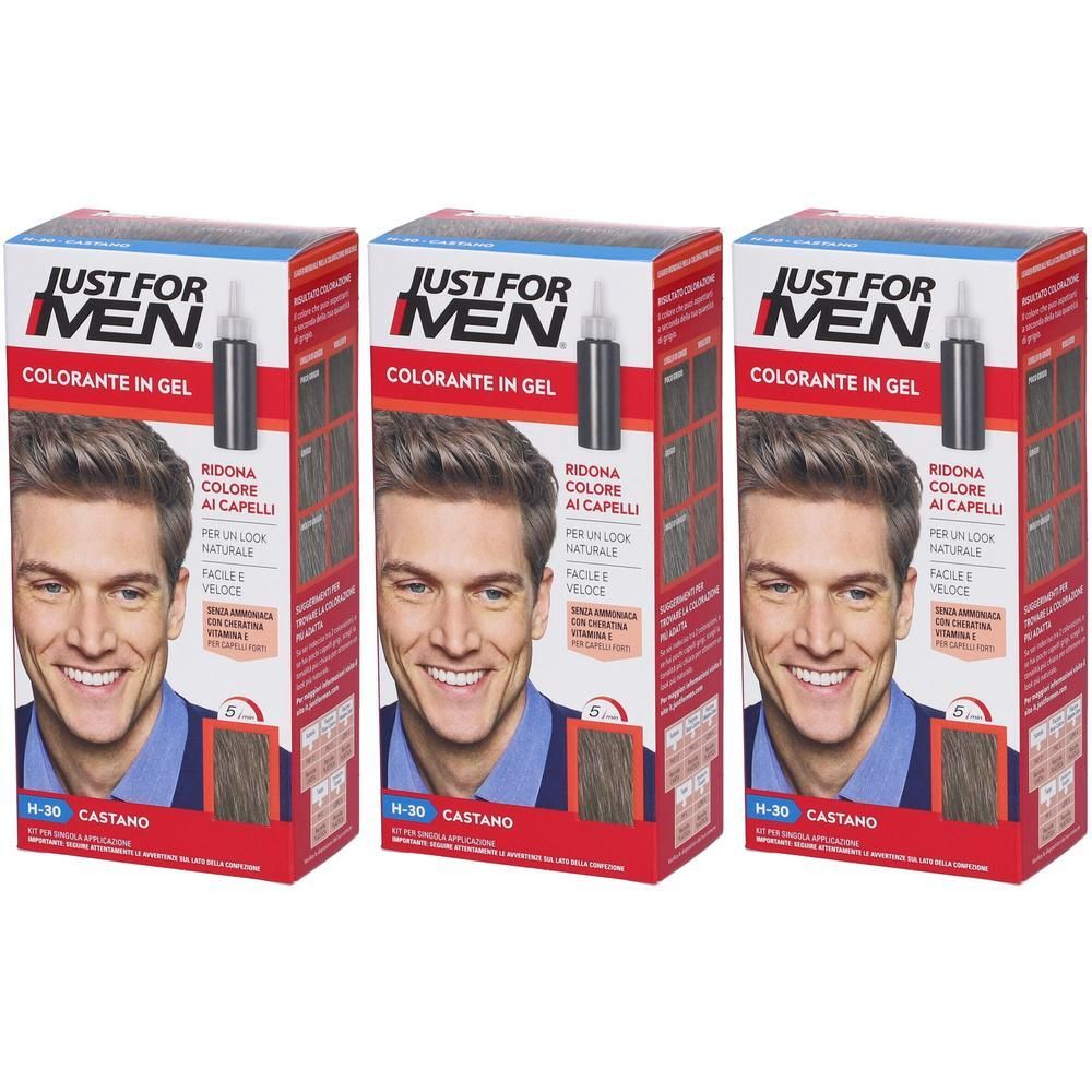 Just For Men Shampoo Colorante Tonalità H30 Castano