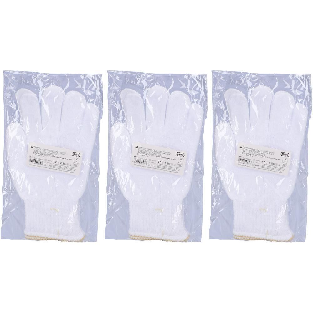 Guanto Non Chirurgico In Cotone Bianco Misura 6,5 In Busta