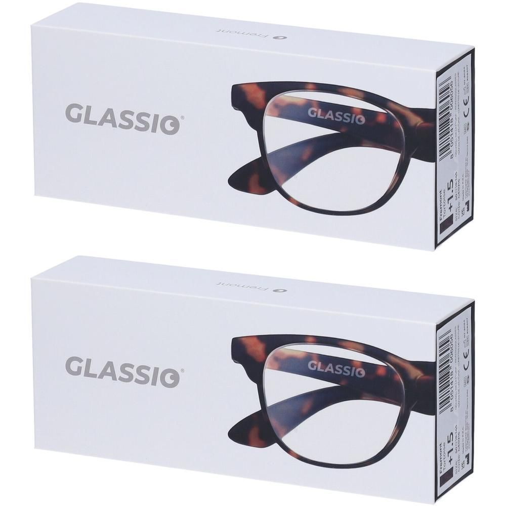 Occhiali da Lettura Glassio Fremont Colore Tortoise Gradazione +1,5