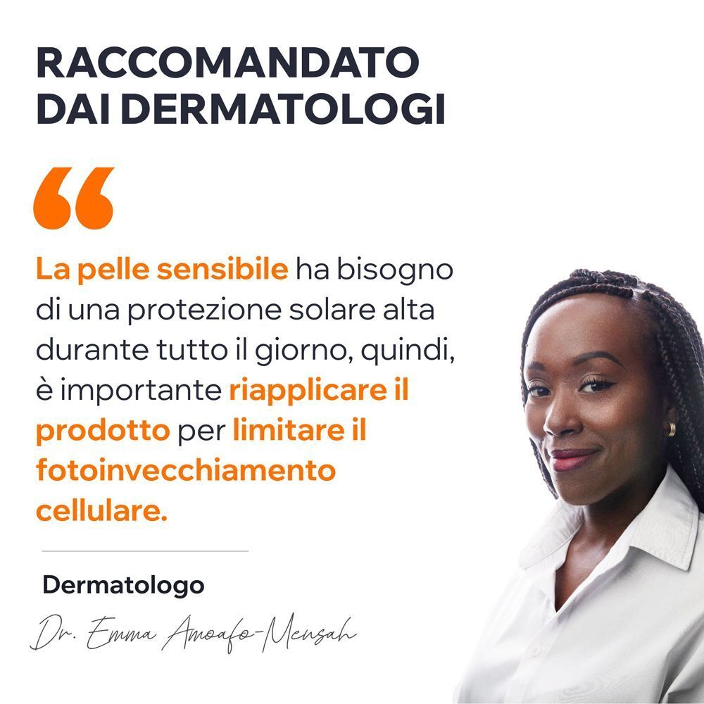 Una dermatologa raccomanda lo stick URIAGE Bariésun SPF 30 per pelli sensibili.
