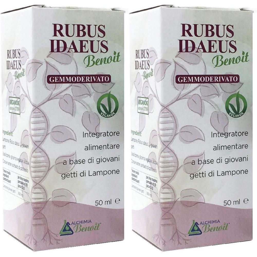 Due confezioni di Rubus Idaeus Benoit Gemmoderivato, 50 ml. Alchimia Benoit.