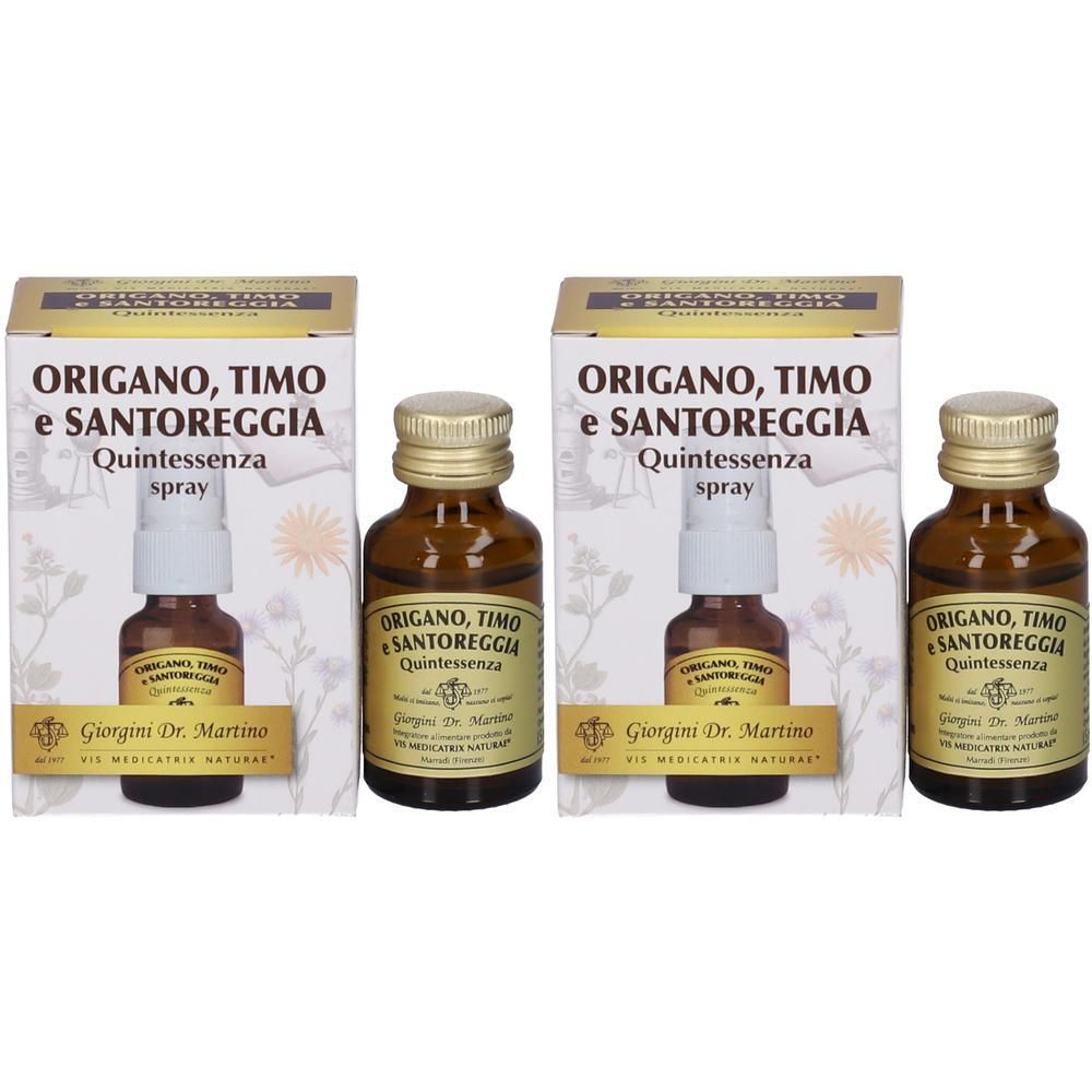 Origano Timo Santoreggia Quintessenza Spray