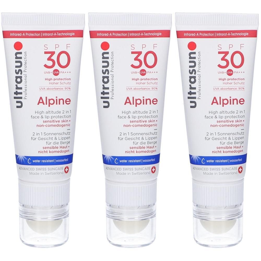 Ultrasun Alpine SPF 30 High Altitude 2 In 1 Face & Lip Protection