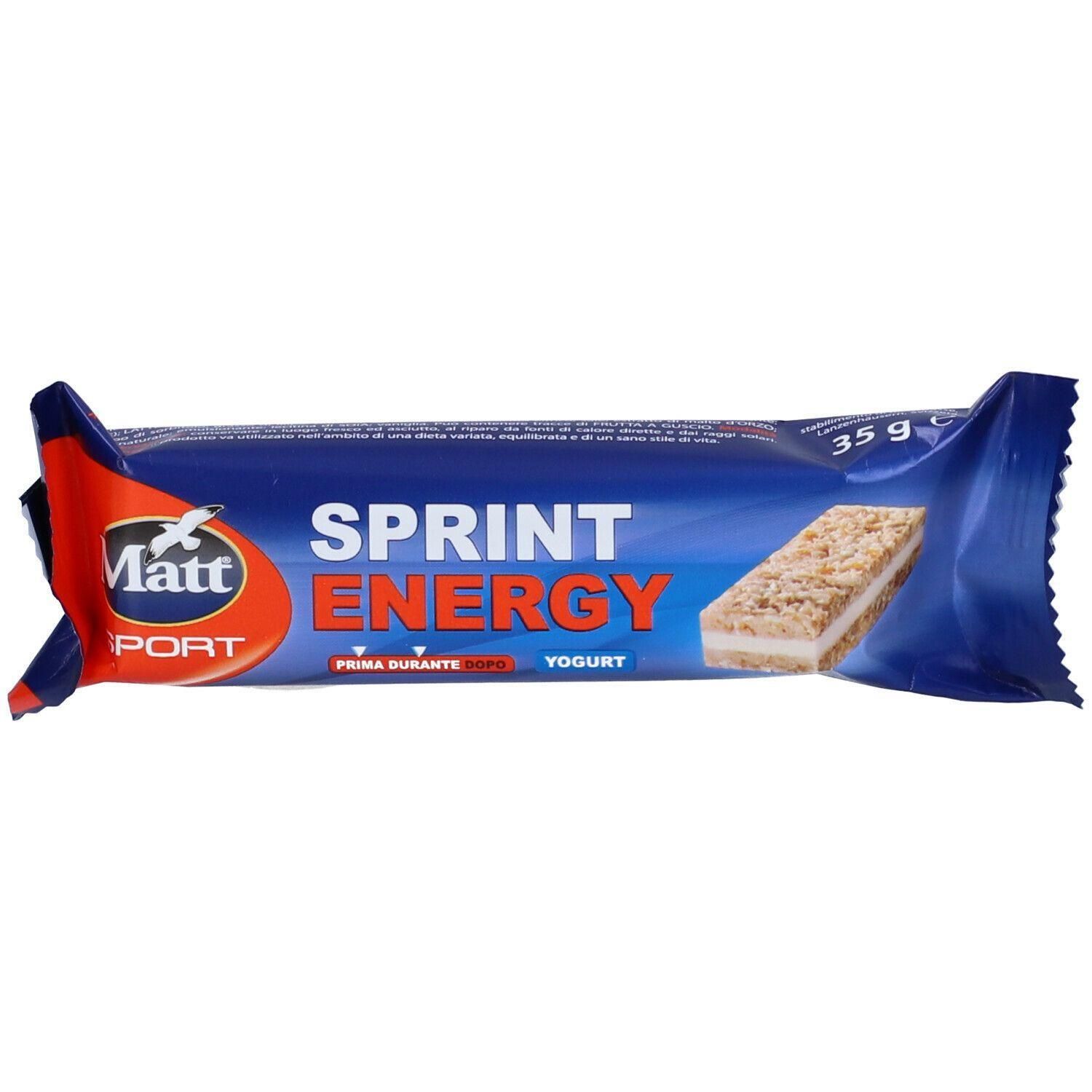 MATT Sport Energy Sprint Yogurt