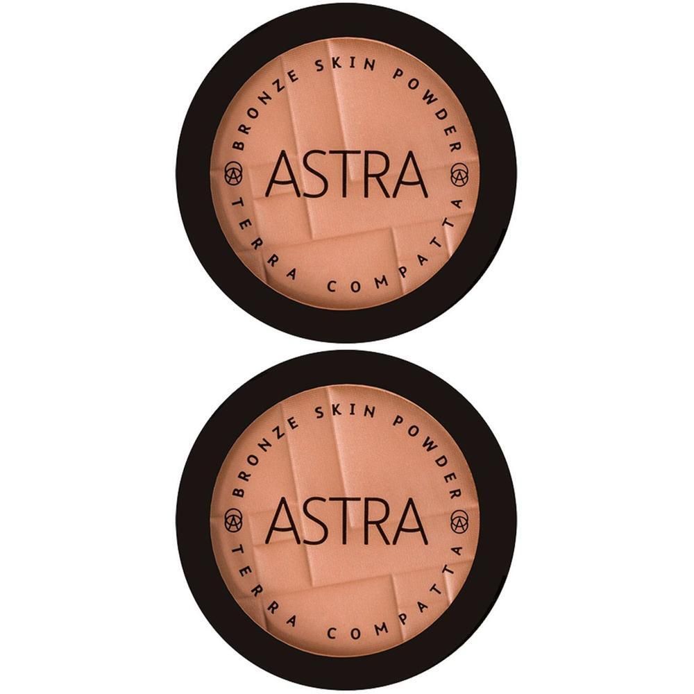 ASTRA Make-UP Bronze Skin Powder - Terra Compatta Effetto Bronzer Tonalità 0020