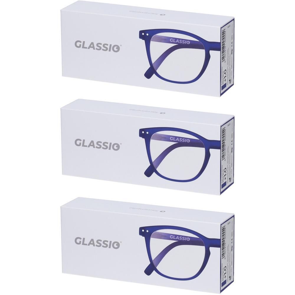 Occhiali da Lettura Glassio Sacramento Colore Blu Scuro Gradazione +1,0